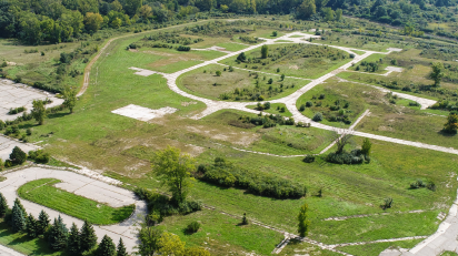 arial view of vacant land in michigan