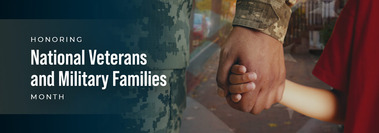 Veterans and Military Families Month banner