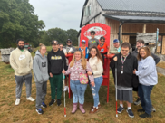 BSBP families outside on the farm
