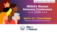 MVAA Women Veterans Conference registration banner