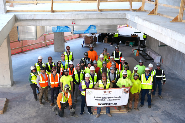 Lansing Construction Falls event