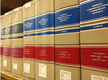 Law Books in a Law Library 