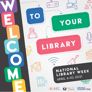 National Library Week poster by ALA