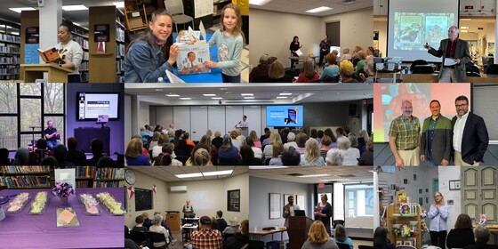 2023 Michigan Notable Books Author Tour collage