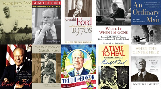 Gerald Ford book collage