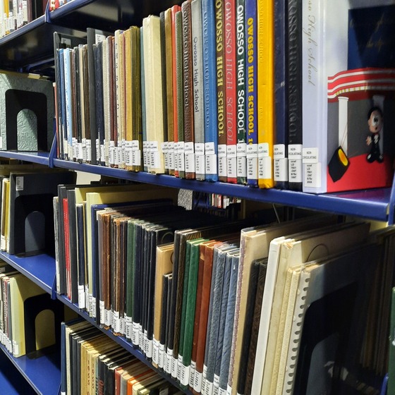 Yearbooks at Library of Michigan