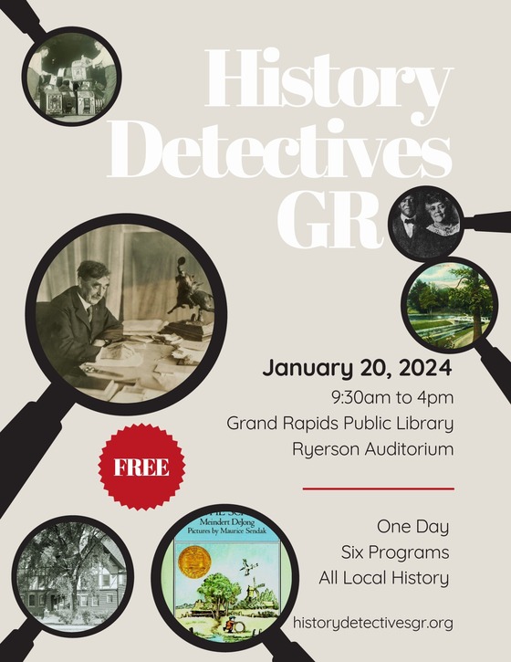 2024 History Detectives Grand Rapids flyer
