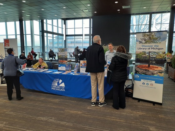 2025 Local History Conference Library of Michigan table