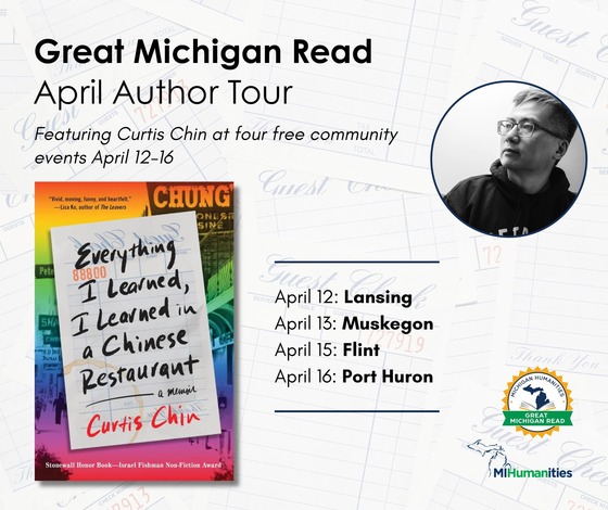 2026 Great Michigan Read Curtis Chin Michigan Humanities
