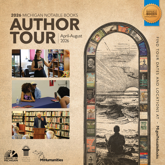 2026 Michigan Notable Books Author Tour Graphic