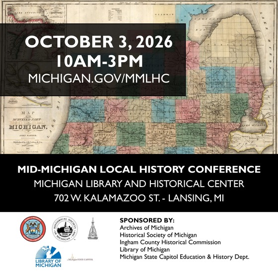 Mid-Michigan Local History Conference Social Media image