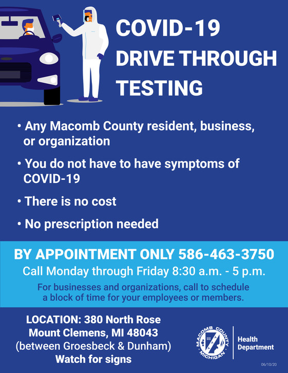 Drive Through Testing