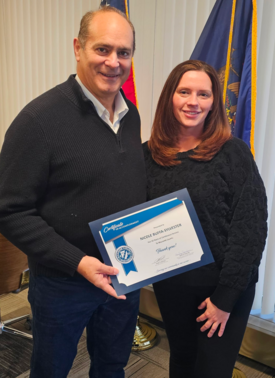 Nicole Buffa-Sylvester and Clerk Forlini