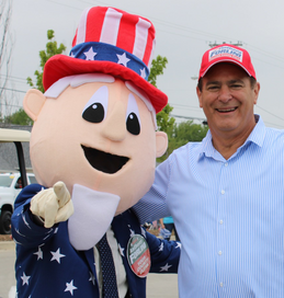 Uncle Sam and Clerk Forlini