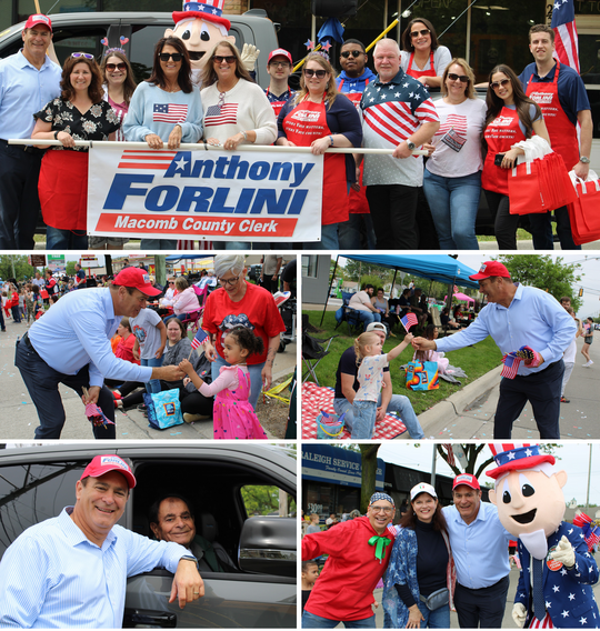 Clerk's Office staff, friends and family at the parade