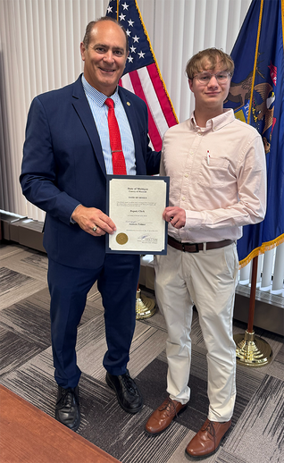 Clerk Forlini and Andrew Palmer