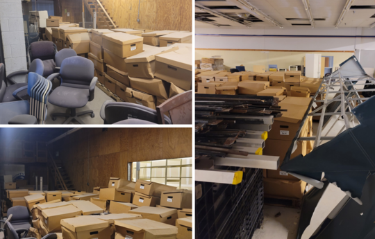 boxes scattered across multiple locations