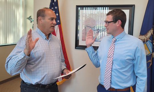 Clerk Forlini and Doug Dawson