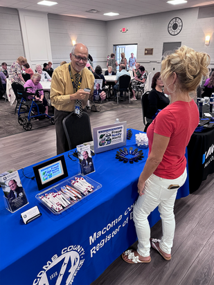 Clerk's staff at the New Baltimore Parks & Rec Senior Open House