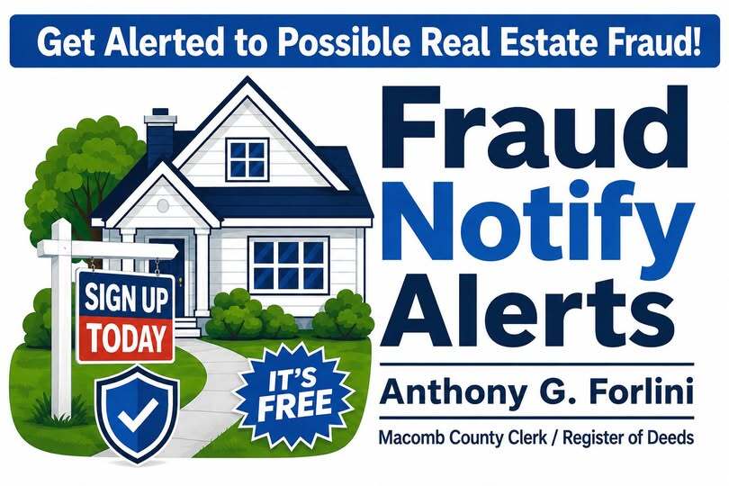 Get alerted to possible property fraud