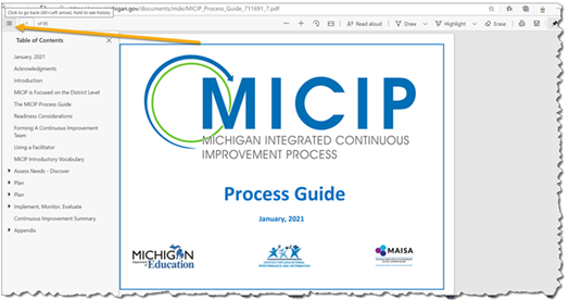 MICIP Process Guide Note