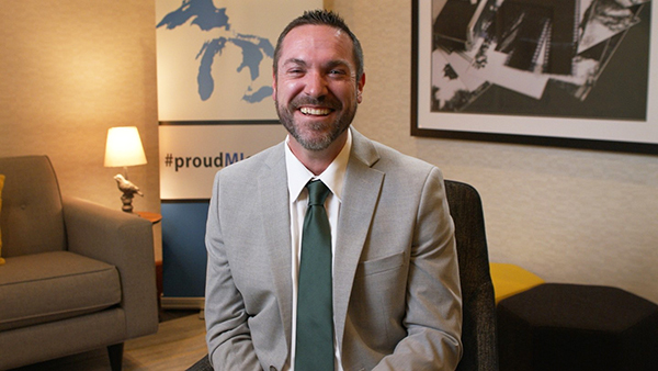 2026-27 Michigan Teacher of the Year Erik Meerschaert is a special education teacher at Lake Orion High School.