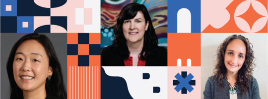 Plenary Headshots of Jane Dokko, Jessica AcMoody, and Anna Shires