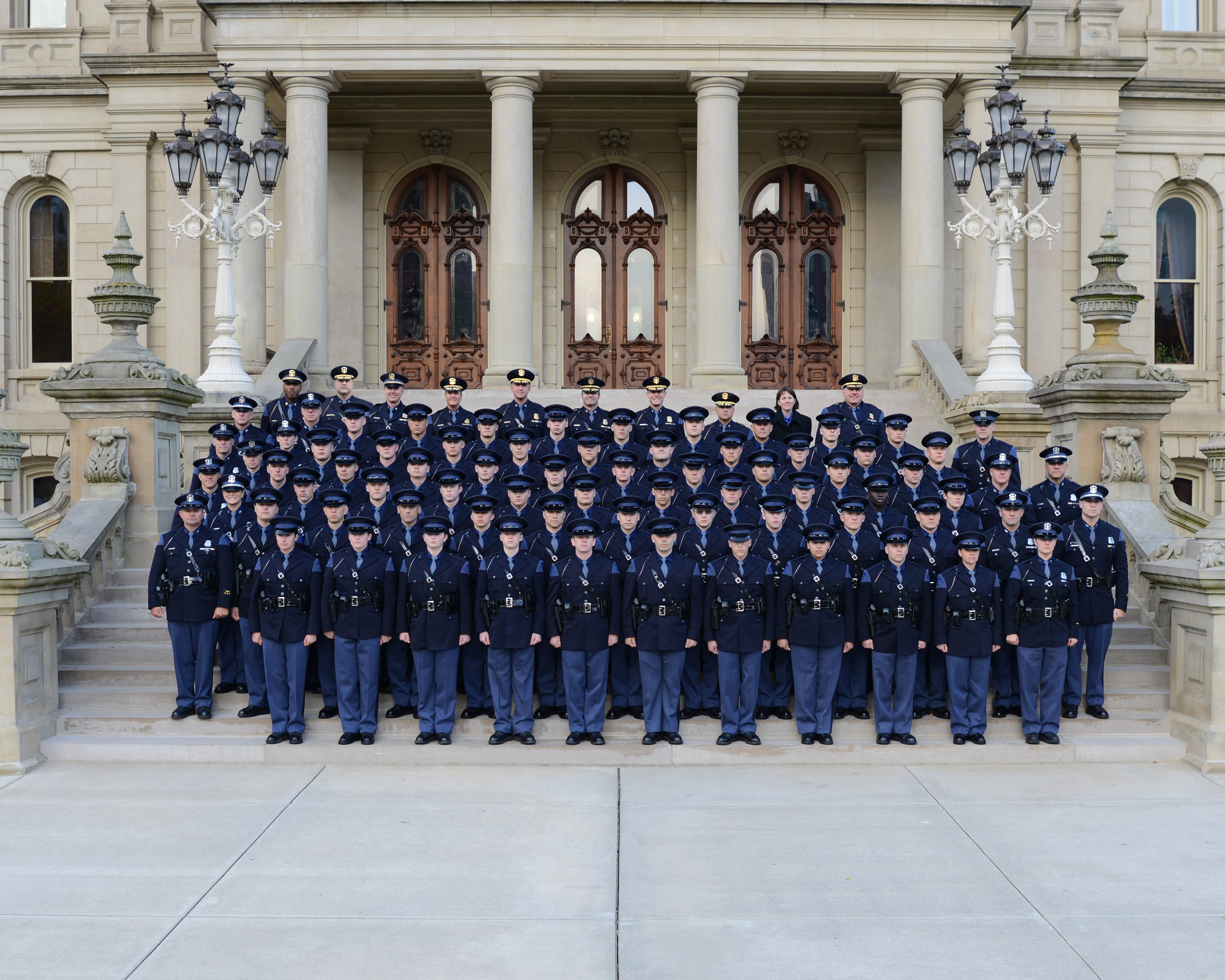 142nd TRS capitol steps