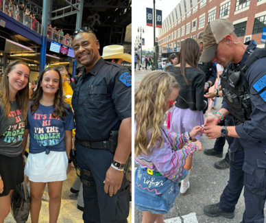 Troopers at Taylor Swift