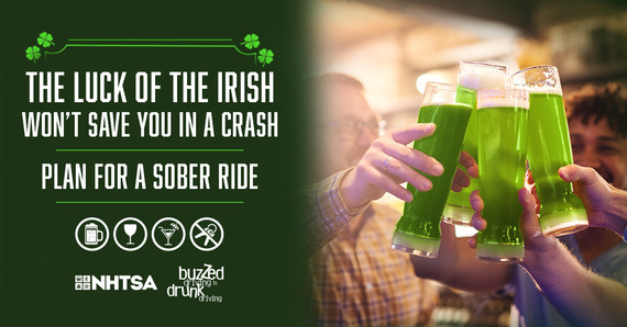 St Patrick's Day Drive Sober graphic