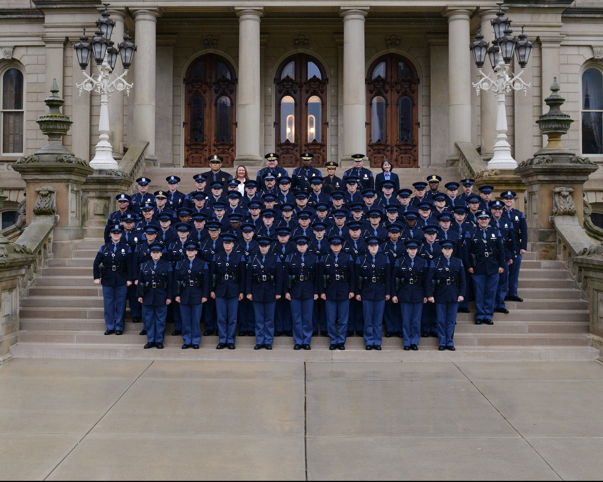 147th TRS Capitol Steps group photo