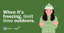 Limit Time Outdoors When Freezing
