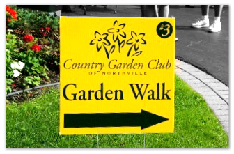 Garden Club Sign