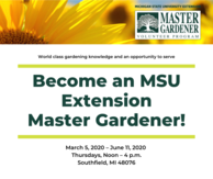 Master Gardener Program 2020