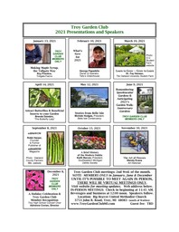 Troy Garden Club Presenters