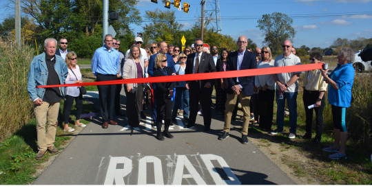 Michigan Air Line Trail Dedication in Commerce Township
