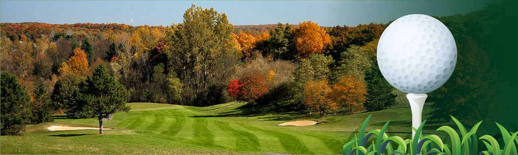 fall golf banner