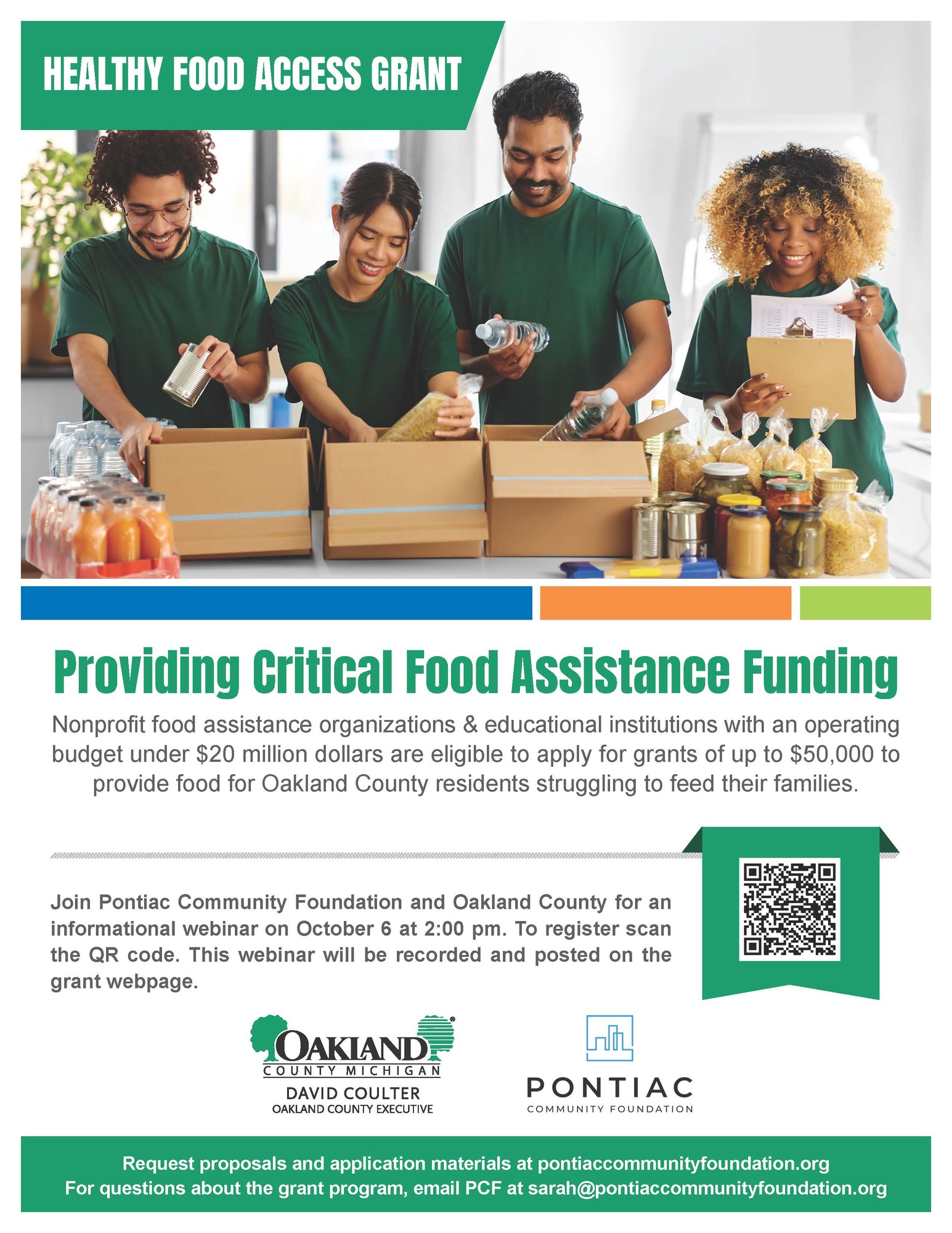 Now Accepting Grant Applications for the Healthy Food Access Grant Program!