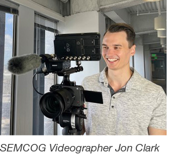 SEMCOG Videographer Jon Clark