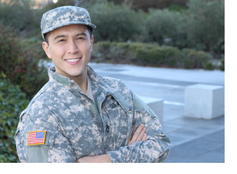 Hispanic Military Serviceman