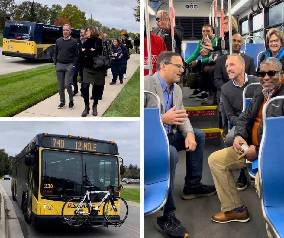 Coulter Rides the SMART Bus at Press Conference