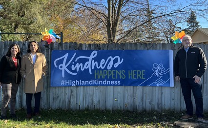 Kindness banner in Highland