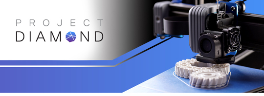 Project Diamond Logo | 3D printer photo