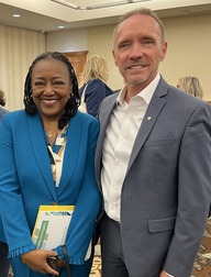 Dave Coulter and  Dr. Wanda Cook-Robinson