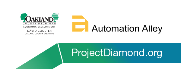 Oakland County Economic Development Dave Coulter logo and Automation Alley Logo | ProjectDiamond.org