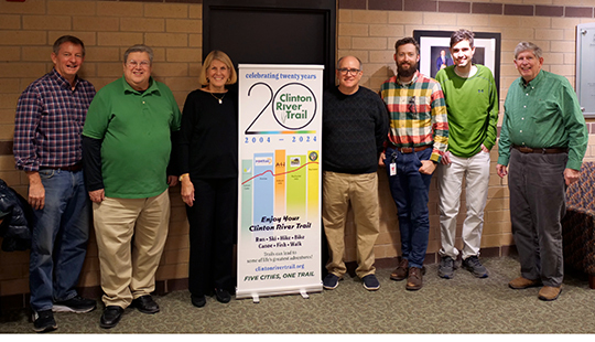 FCRT Members 2024 holding 20th anniversary banner