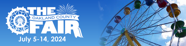 Oakland County Fair banner