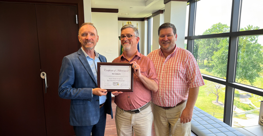 Oakland County Executive David Coulter, Tim Colbeck, John Bry