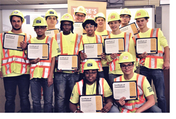 Going PRO Training Students holding certificates