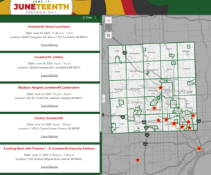 Juneteenth Map
